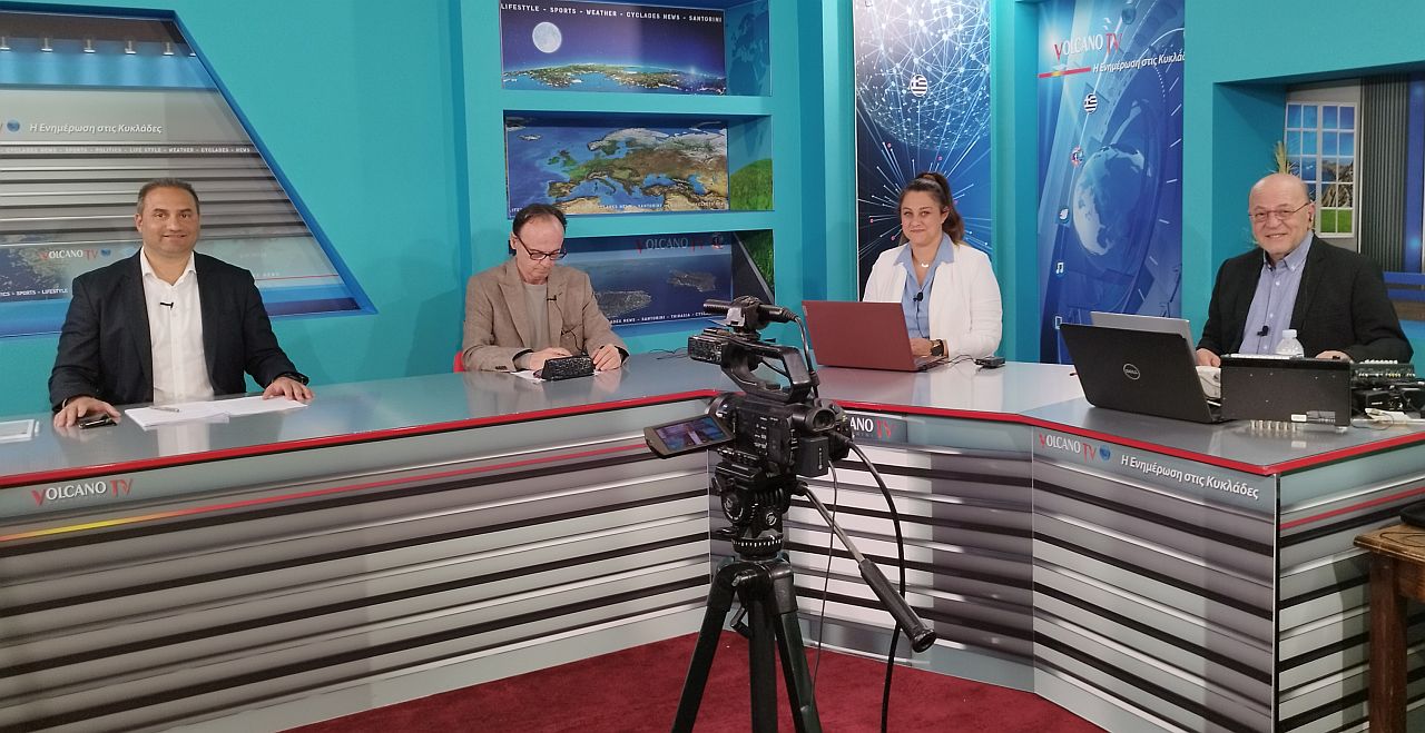 Συνέντευξη στον τηλεοπτικό σταθμό  VOLCANO TV